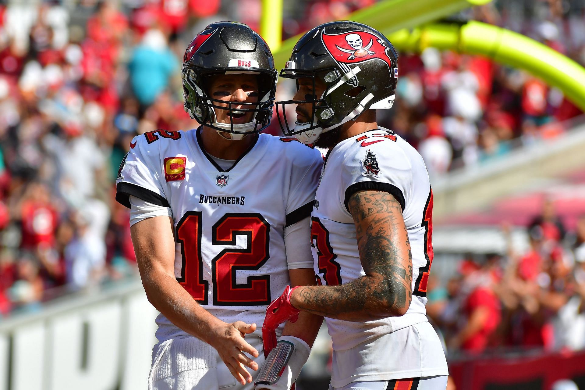 Tampa Bay Buccaneers Tom Brady and Mike Evans