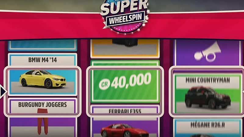 The Super Wheelspins in-game (Image via Forza Horizon 5)