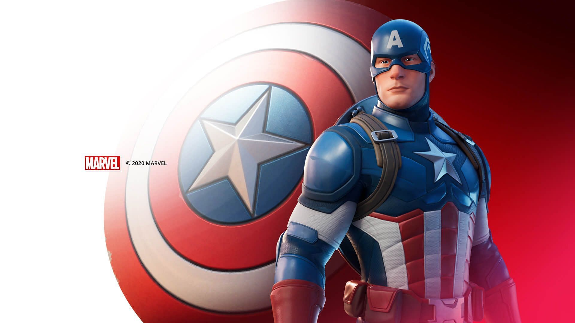 Captain America is a great adaptation in Fortnite (Image via Epic Games)