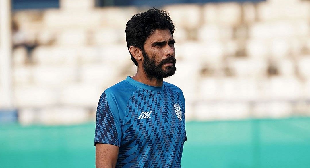 NorthEast United FC head coach Khalid Jamil (PC: Twitter/NEUtdFC)