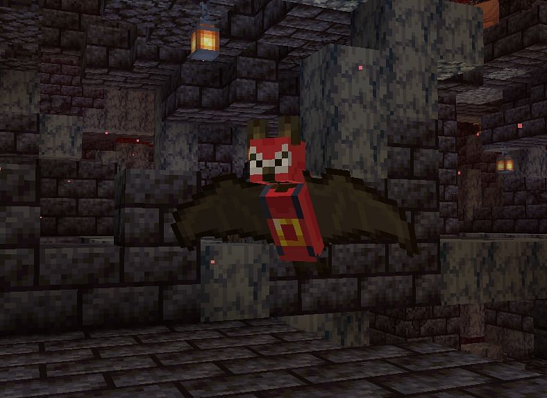 Players can customize bat mobs with this mod (Image via Minecraft)