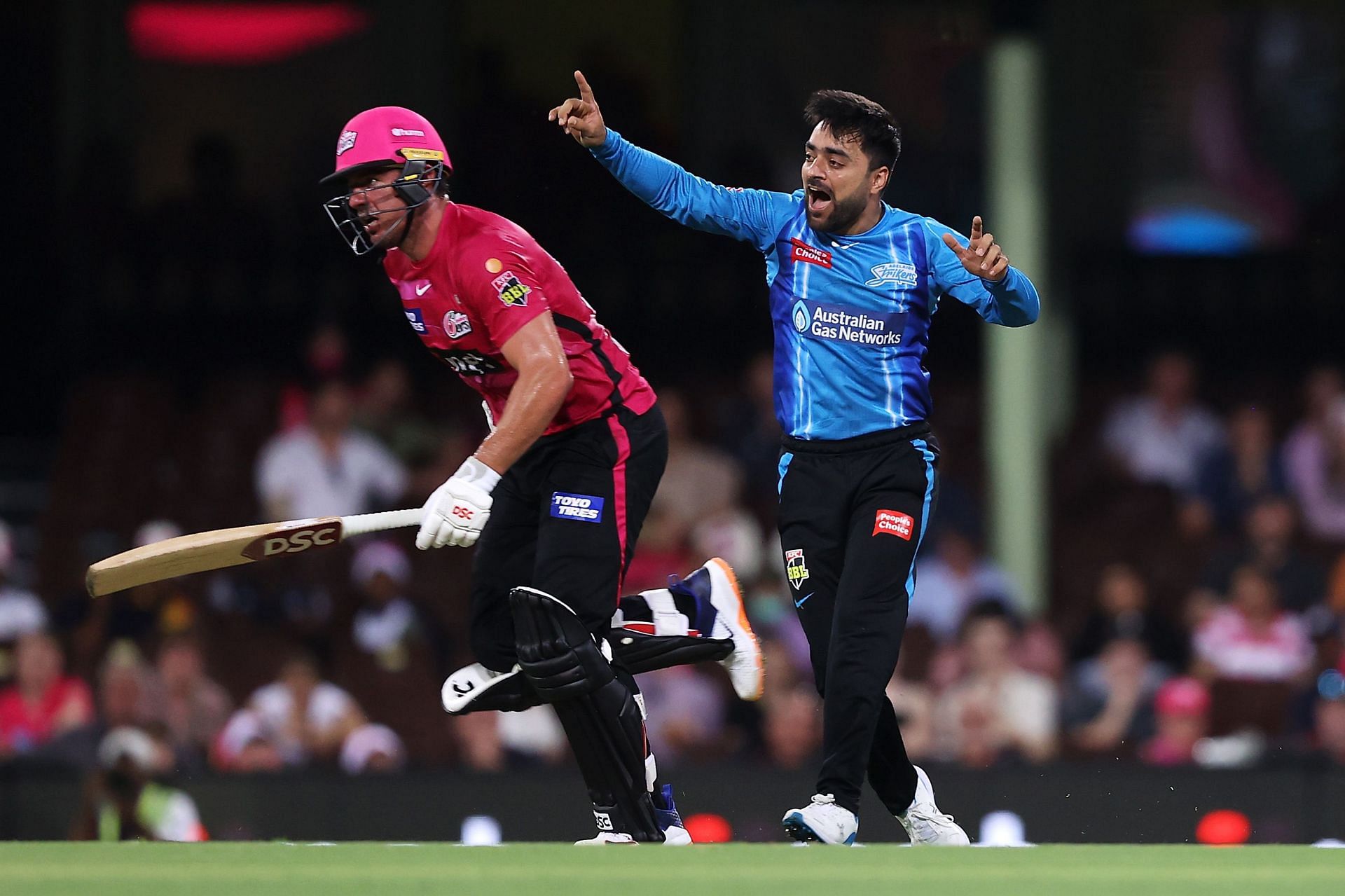 BBL2021-22  - Sixers v Strikers (Rashid Khan)