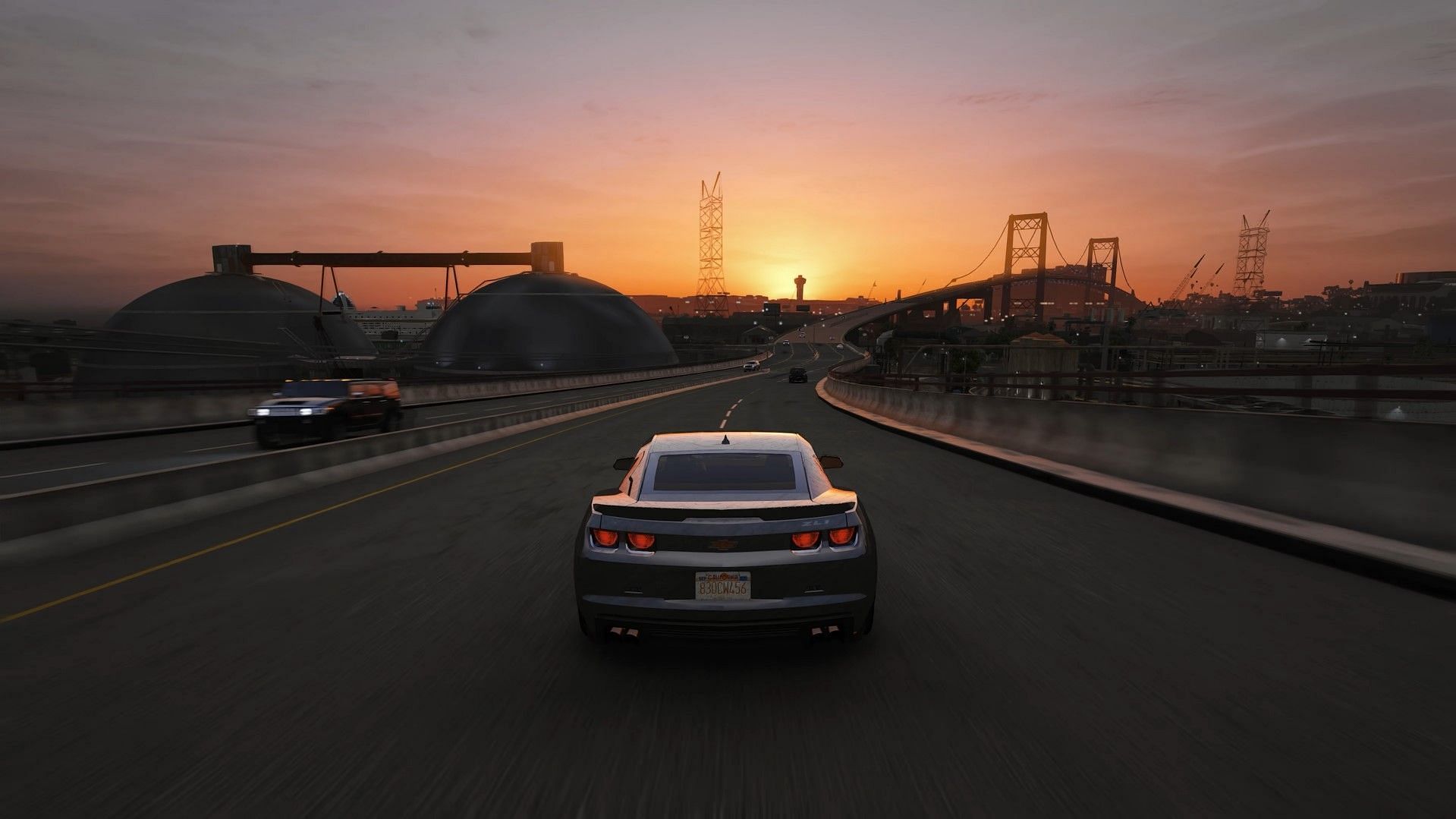 A screenshot featuring the sunset (Image via Digital Dreams)