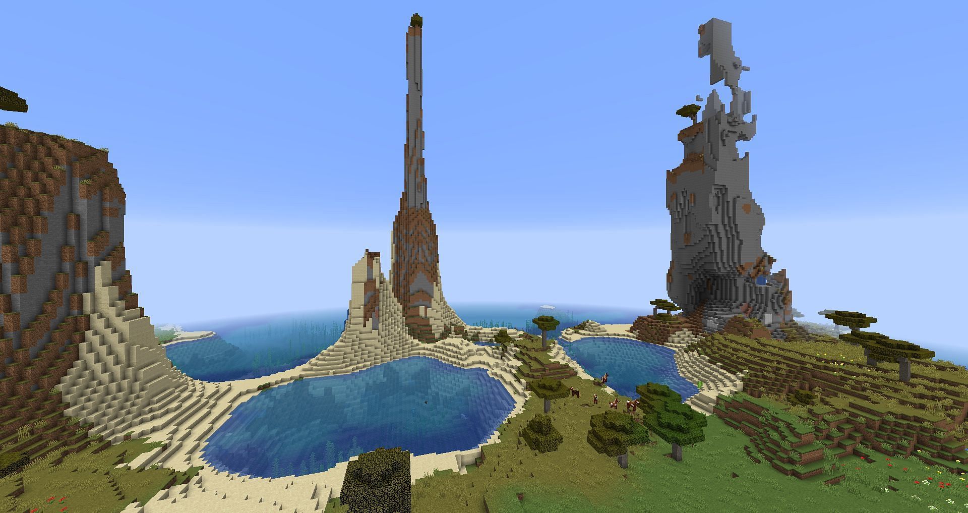 Shattered savanna pillars (Image via u/Jbelo55 on Reddit)