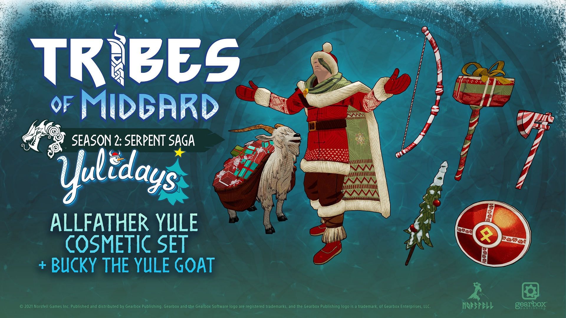 New content with the Yulidays event in Tribes of Midgard (Image via Norsfell Games)