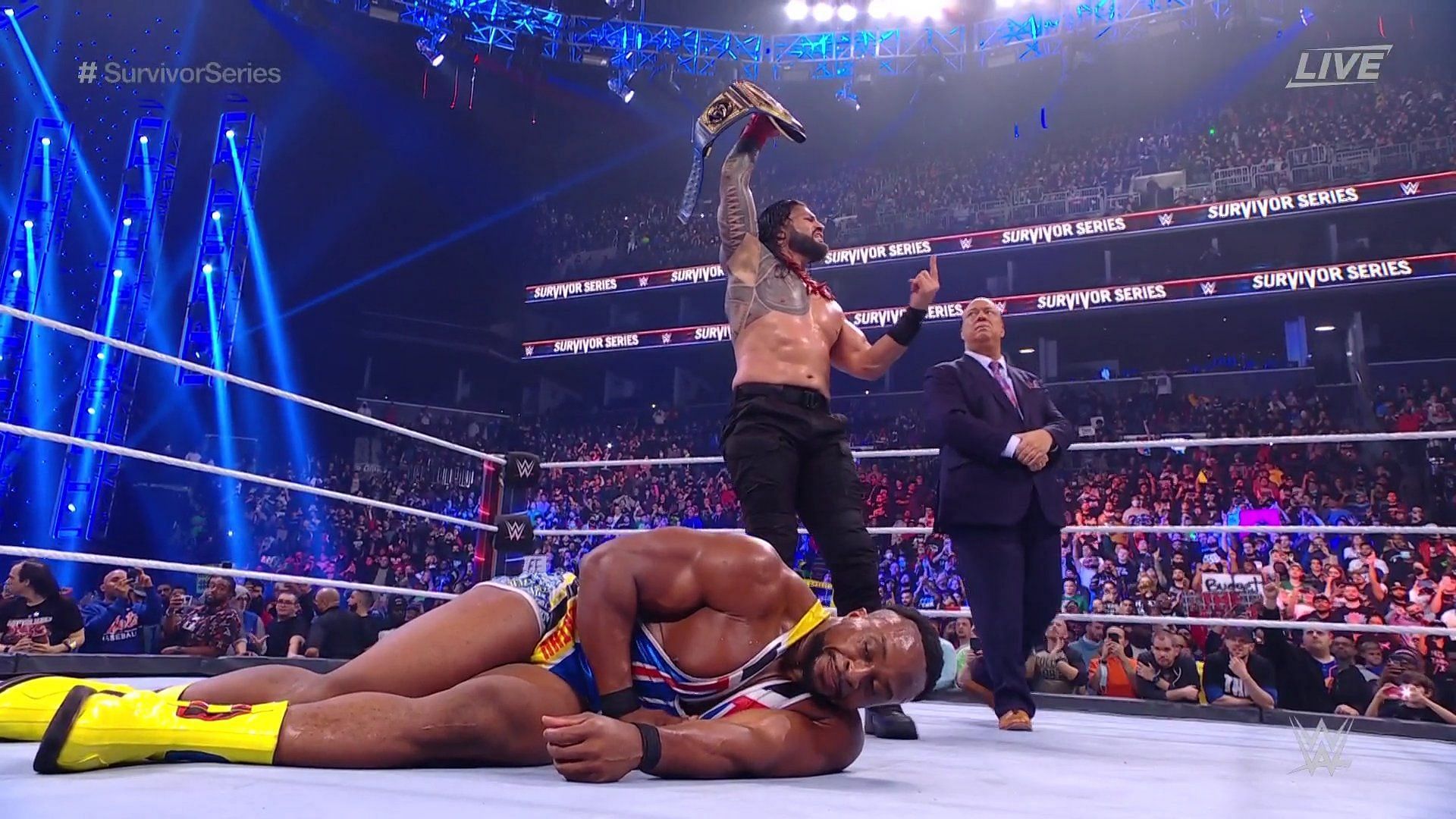 Roman Reigns vs. Big E at Survivor Series.