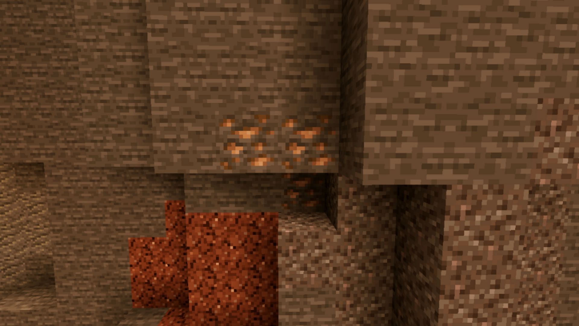 Iron ore in Minecraft 1.18 update (Image via Minecraft Wiki)