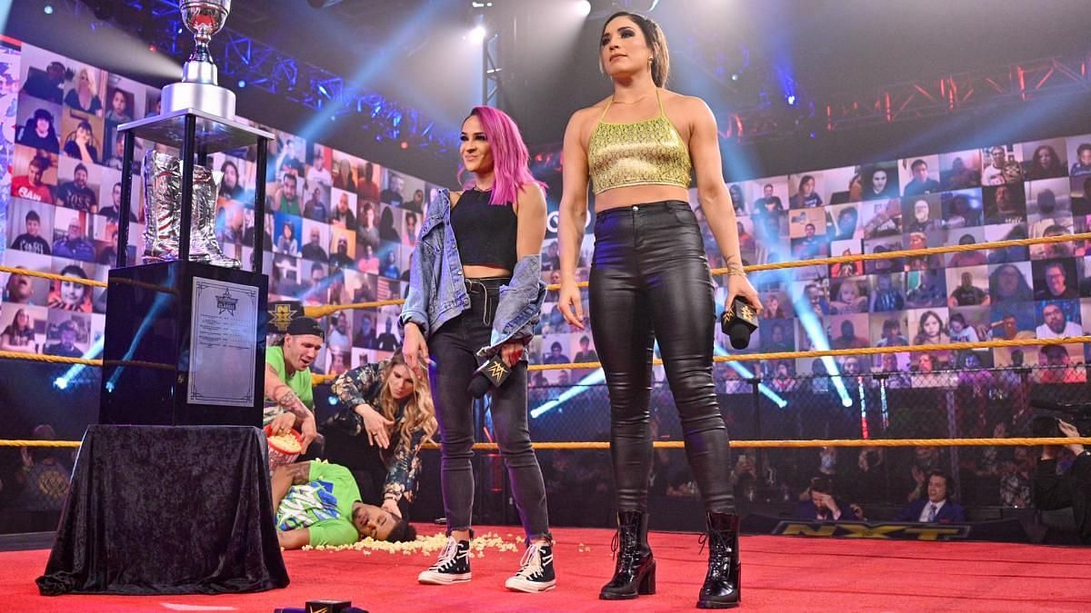 Dakota Kai and Raquel Gonzalez are on the NXT brand currently.