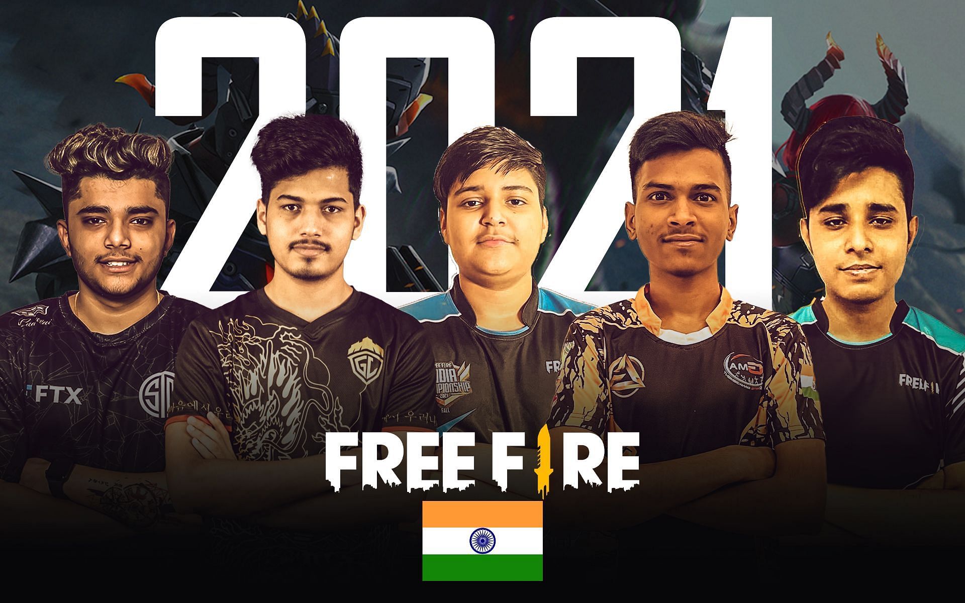 Top 5 Free Fire Esports players from india in 2021