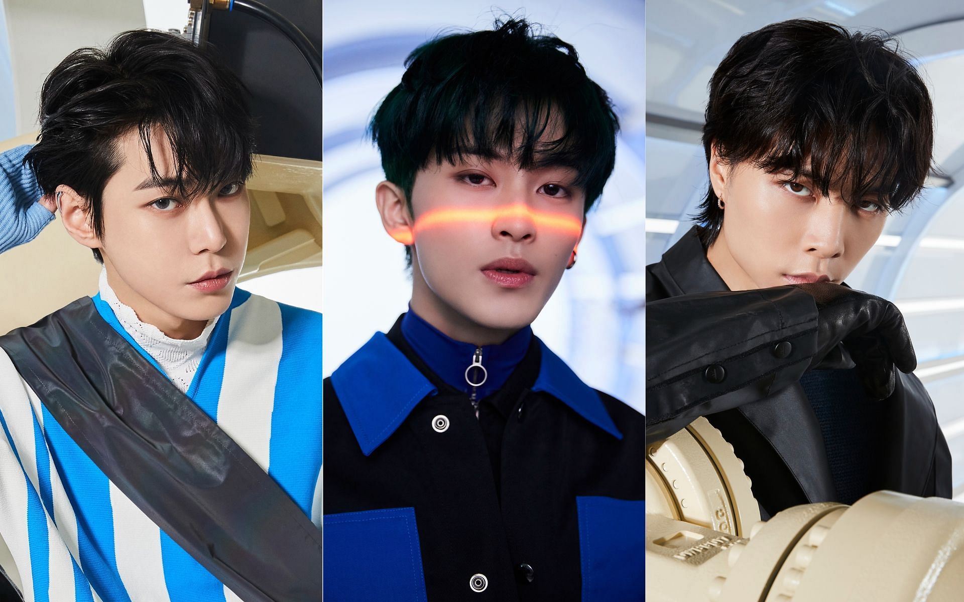 NCT&#039;s Doyoung, Mark, and Johnny &#039;Universe&#039; concept photos (Images via @NCTsmtown/Twitter)