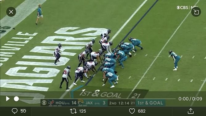 Watch: Fan makes his way into the end zone during Jaguars touchdown