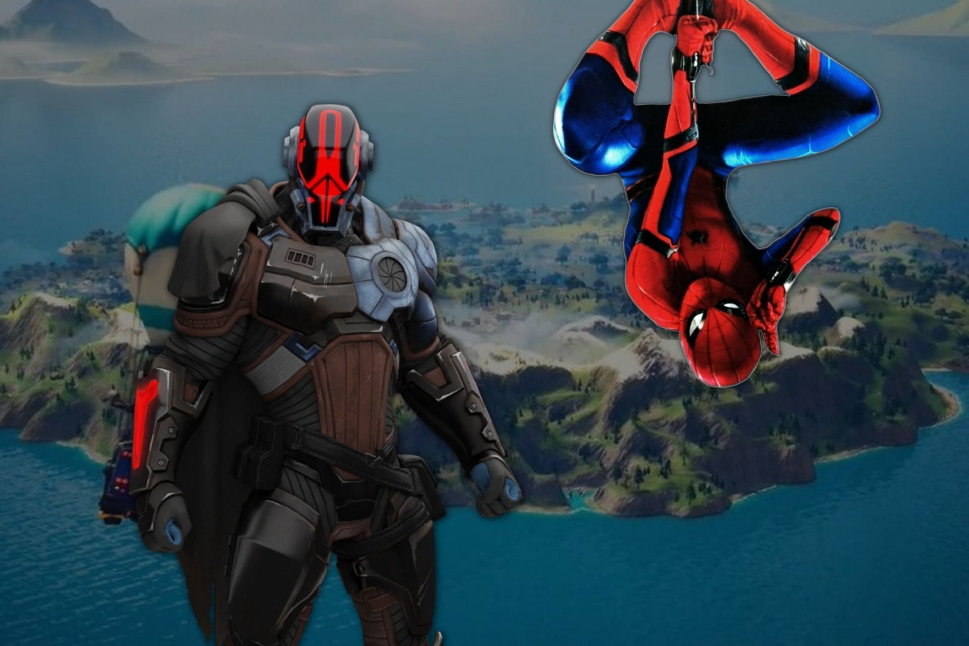 Get ready to see Spiderman and The Foundation in Fortnite Chapter 3 (Image via Sportskeeda)