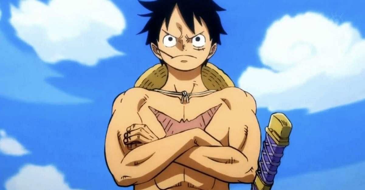 Monkey D. Luffy as seen in the One Piece anime. (Image via Toei Animation)