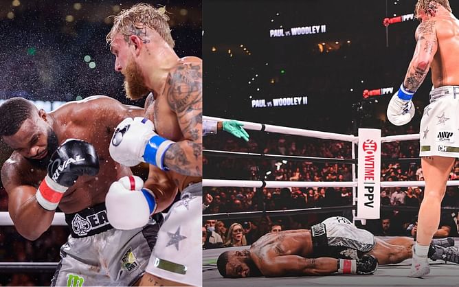 "Woodley's GOATed for this" - Jake Paul says Tyron Woodley's 'genius' meme contest may change combat sports forever