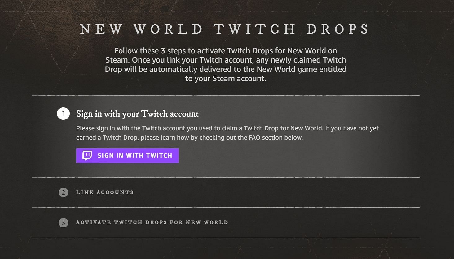 New World Twitch Drops – New World MMO