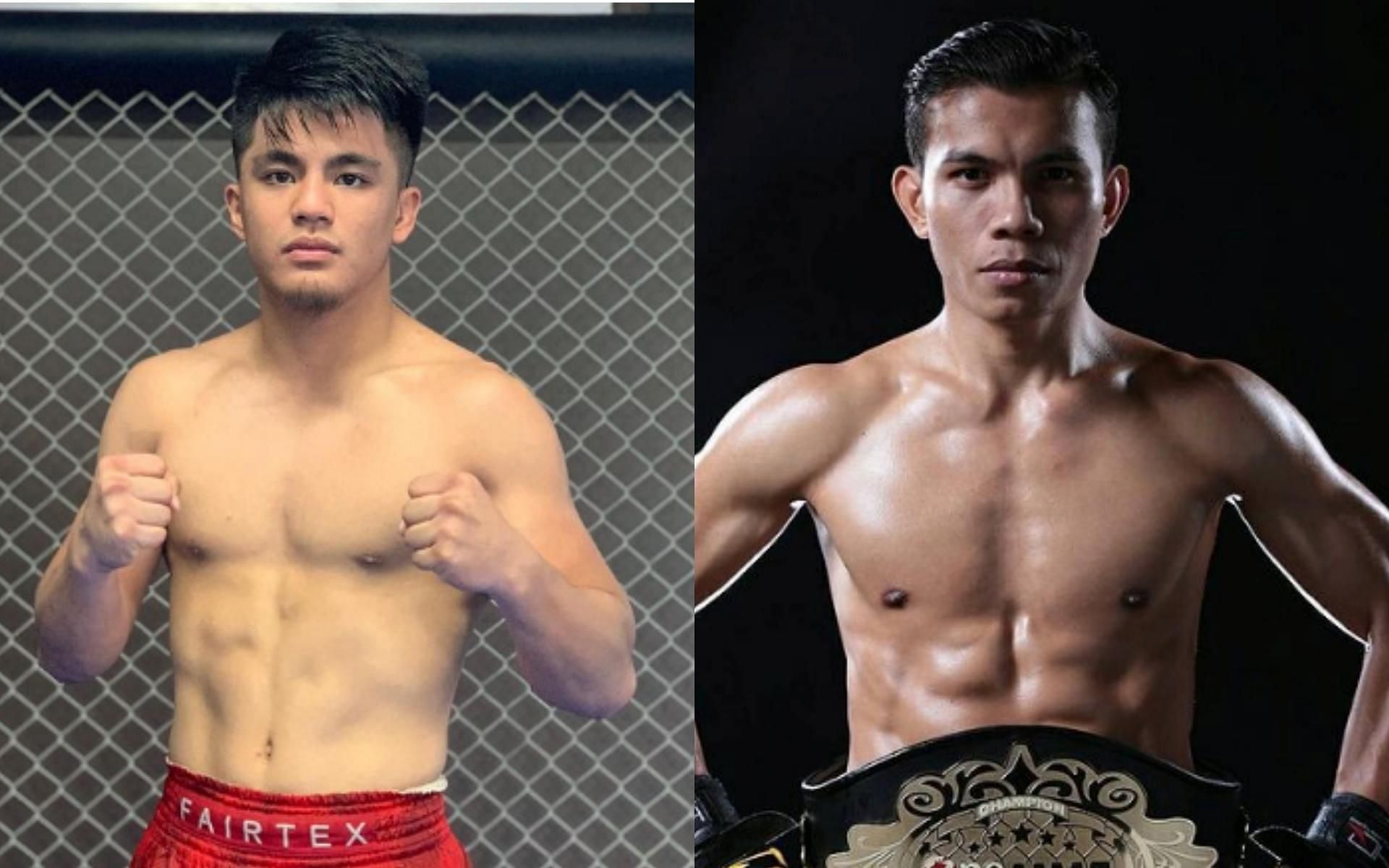 Jhanlo Sangiao (left) and Paul Lumihi (right) will open the main card of ONE Championship: Winter Warriors II. (Images Courtesy: @itsjhanlo and @paul_lumihi on Instagram)