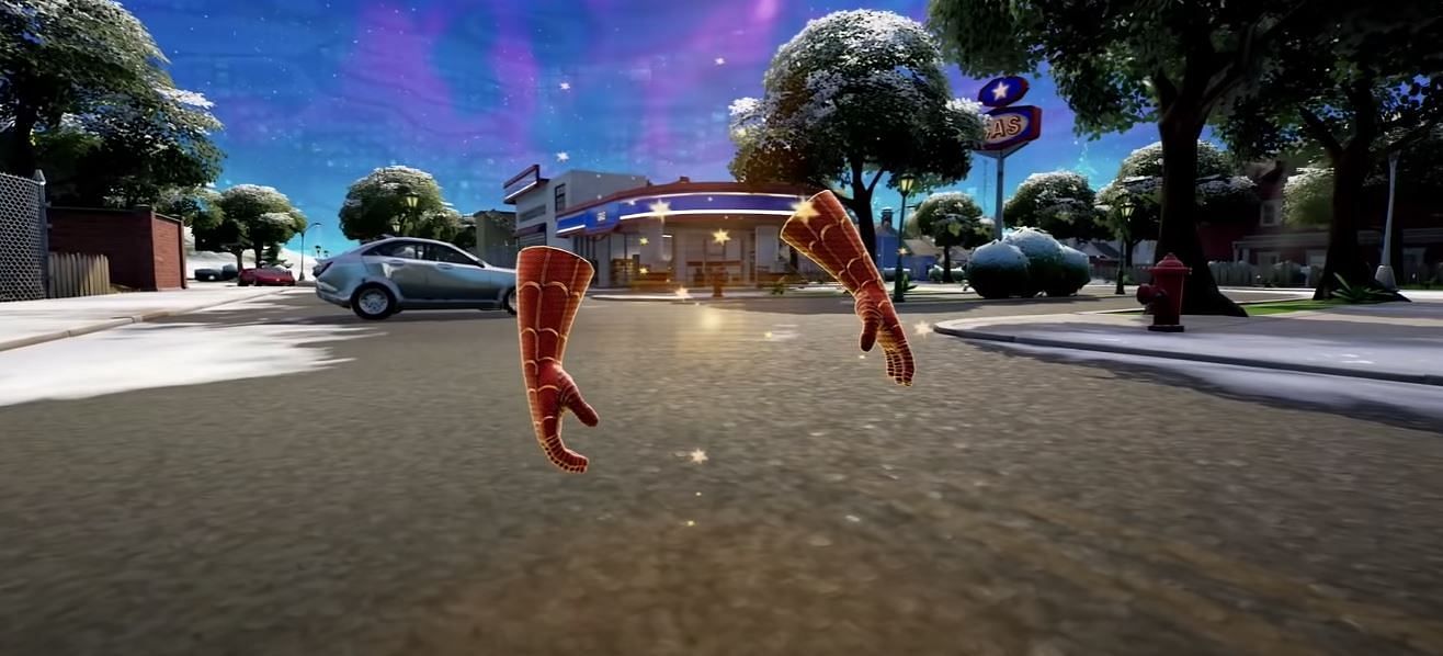 The new Web Shooters in Fortnite have a few surprises (Image via Epic Games)