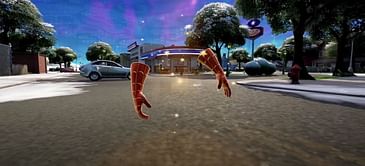 4 unexpected things you can do with Fortnite Spiderman Mythic Web Shooters