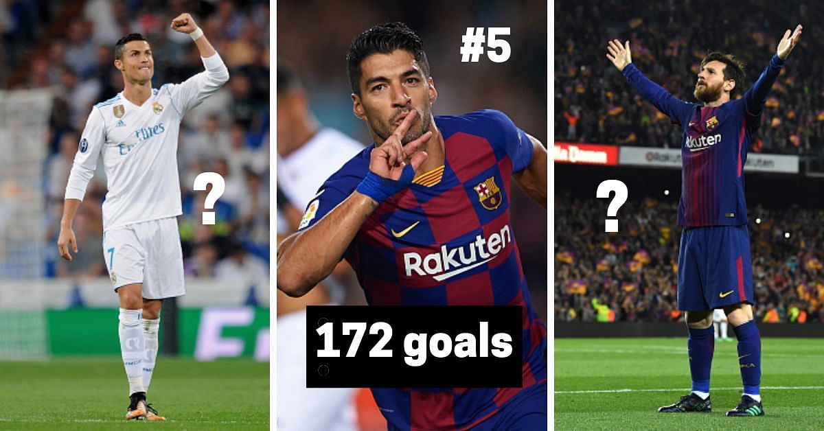 Suarez joins Messi and Ronaldo in 500-goal club with winning