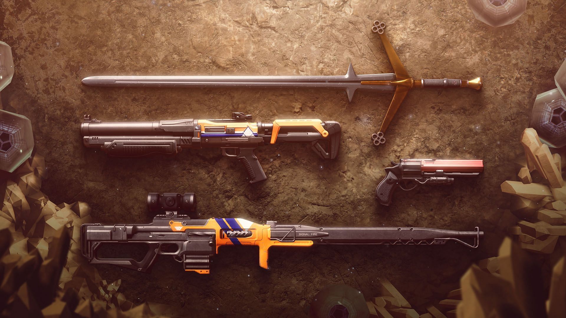 Returning weapons from Destiny 1 (Image via Bungie)