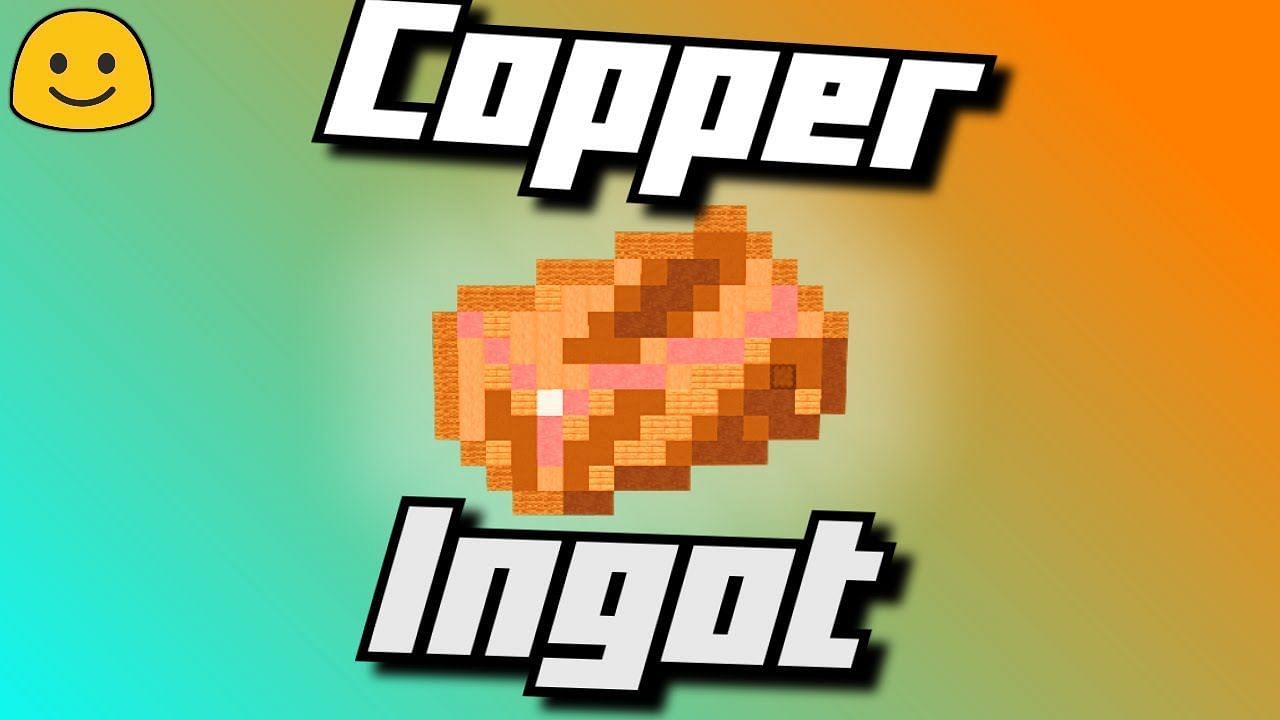 Lingotes de cobre en Minecraft (Imagen a través de YouTube / JustOneHappyBoiii)