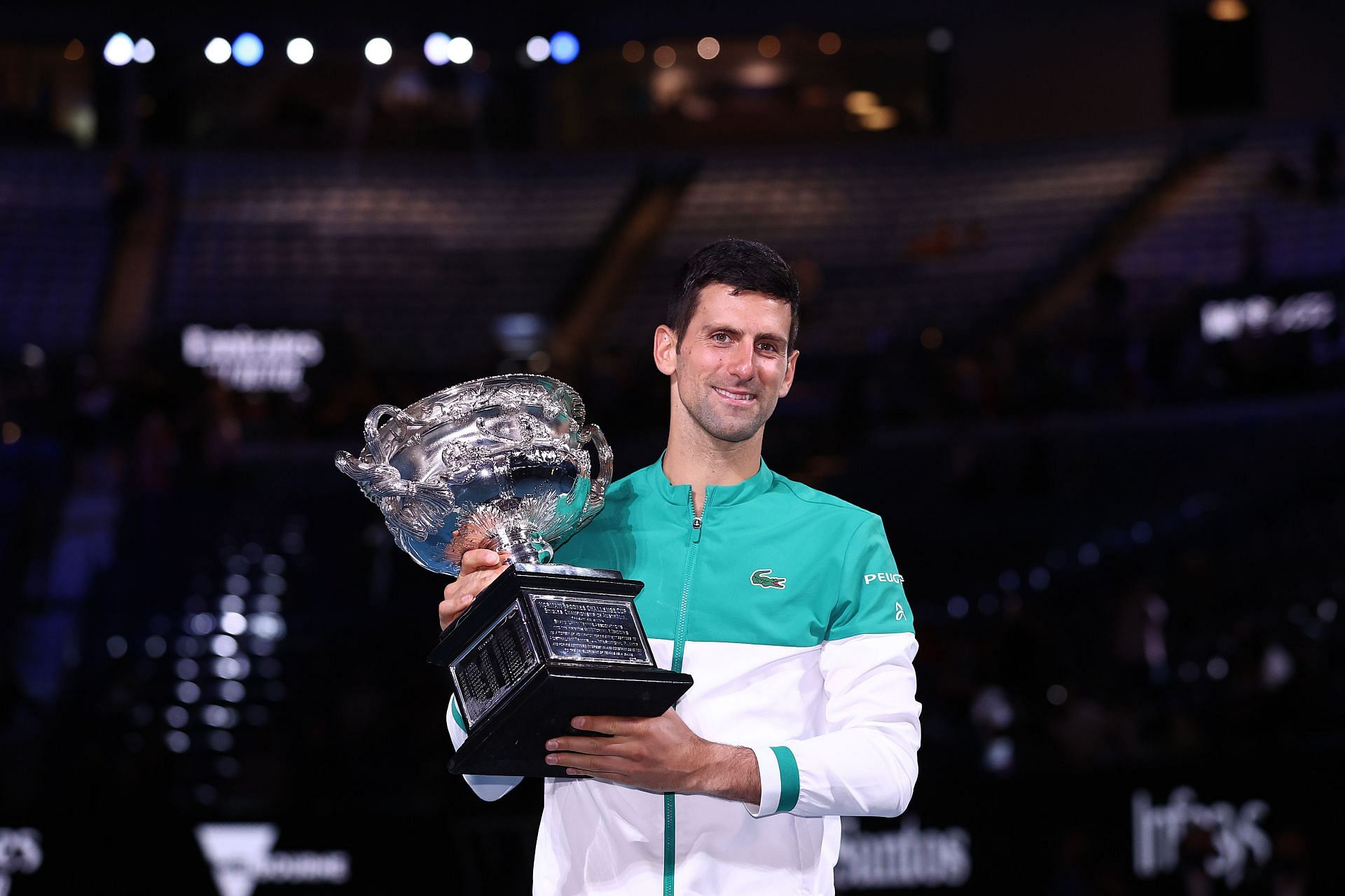 Novak Djokovic won his 18th Grand Slam title at the 2021 Australian Open.