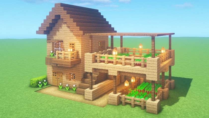 Minecraft classic house I built!! : r/Minecraft