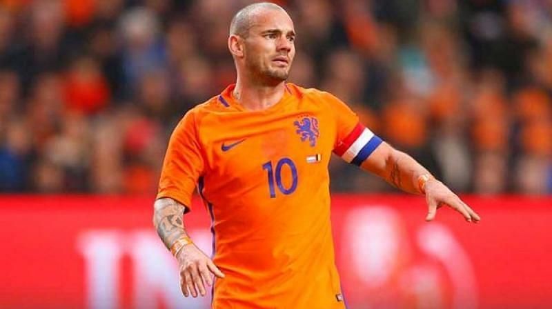 Wesley Sneijder was one of the most influential midfielders for the Netherlands.