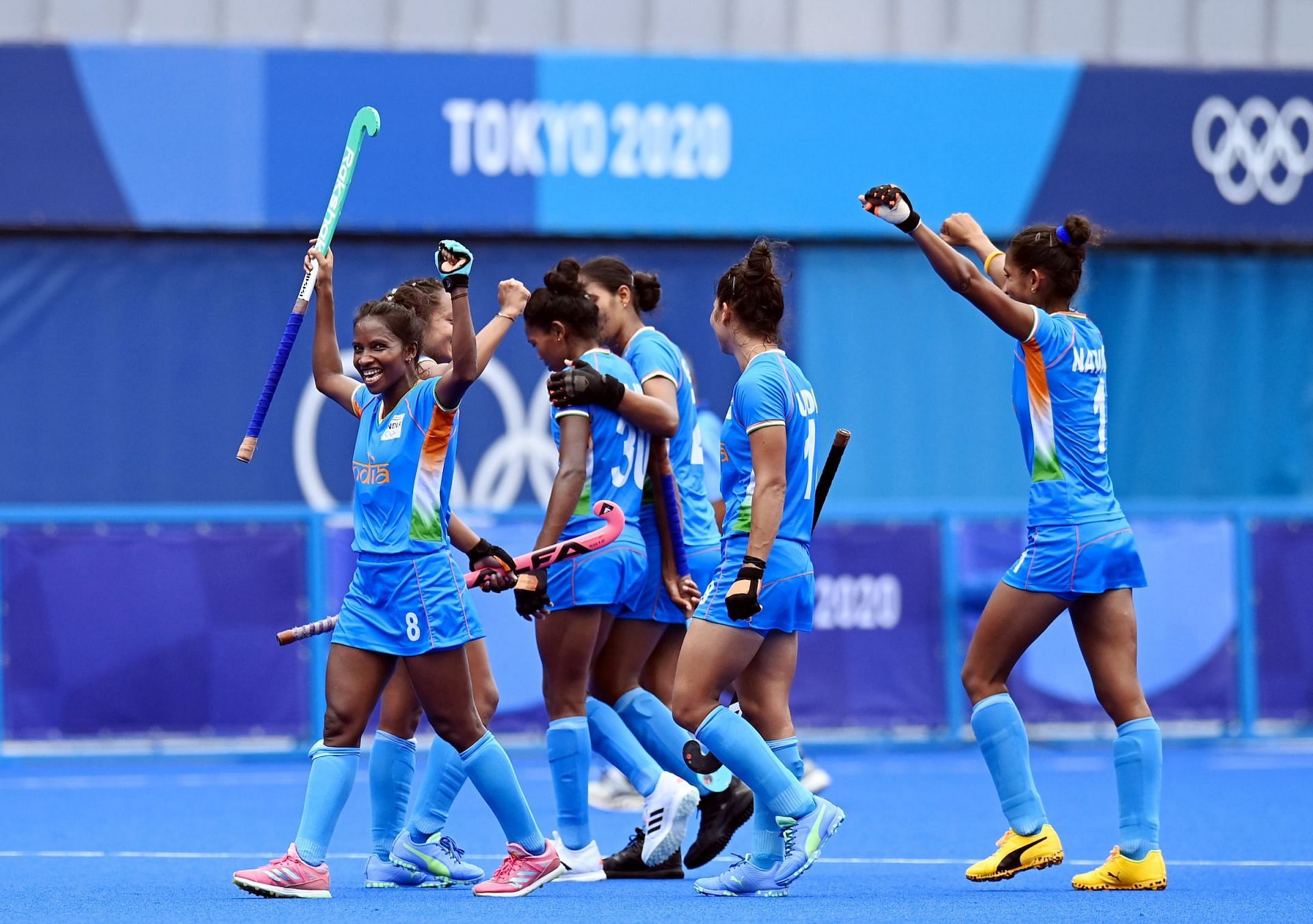 A file photo of the Indian women&#039;s hockey team at the Olympics. (PC: Hockey India)