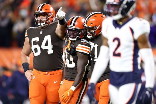 Cleveland Browns center JC Tretter (#64) is the President of the NFLPA