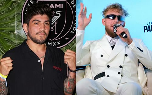 Dillon Danis (left); Jake Paul (right)