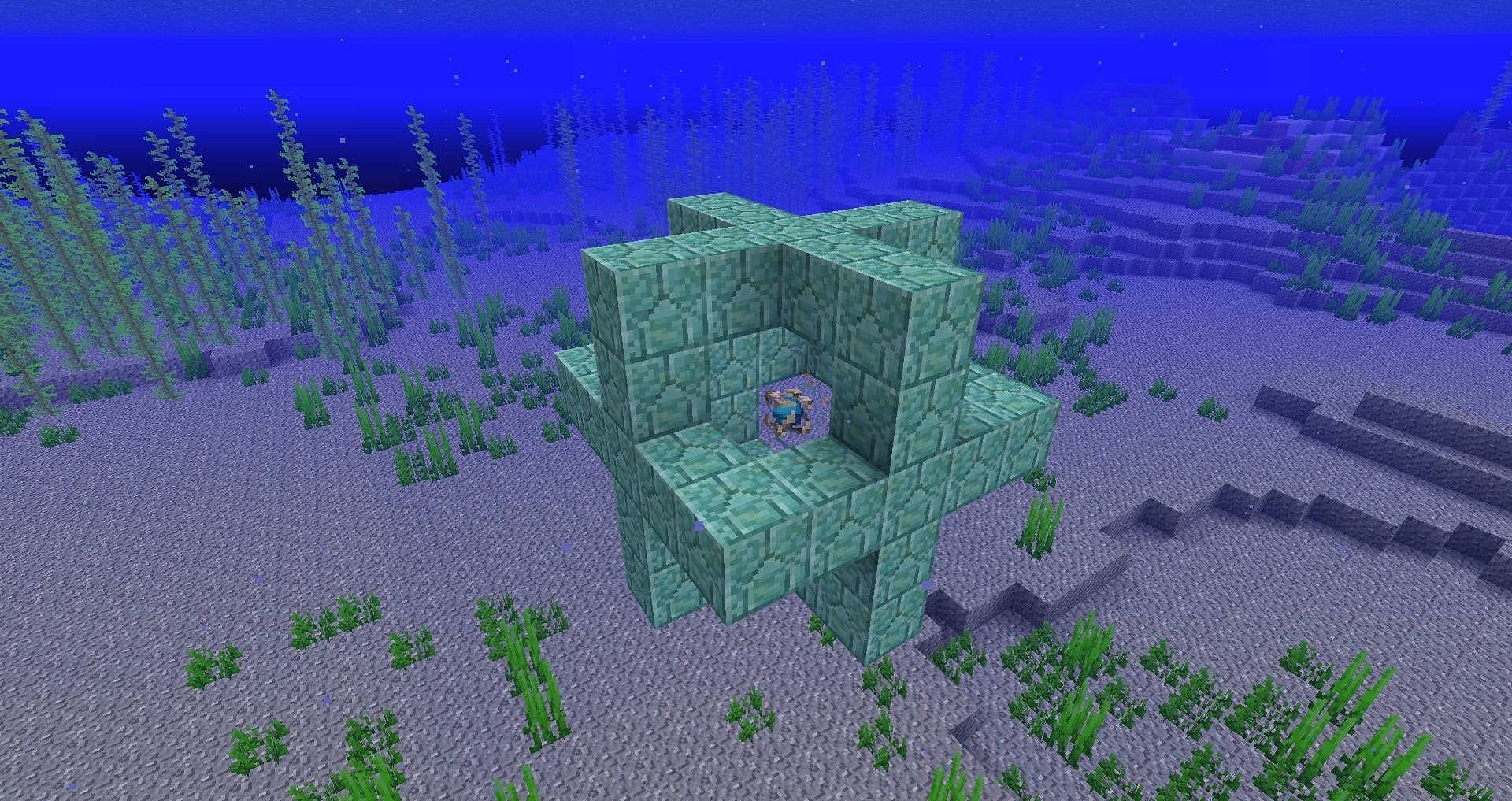 Conduits in Minecraft (Image via Minecraft)