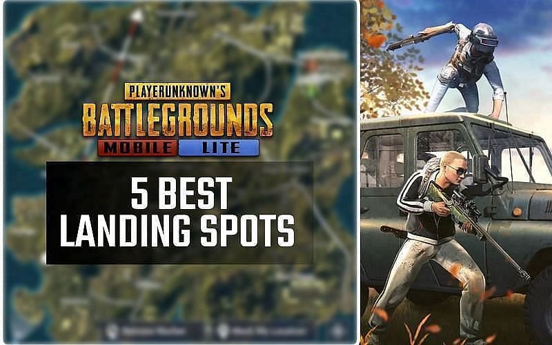 Drop locations are vital in games like PUBG Mobile Lite (Image via Sportskeeda)