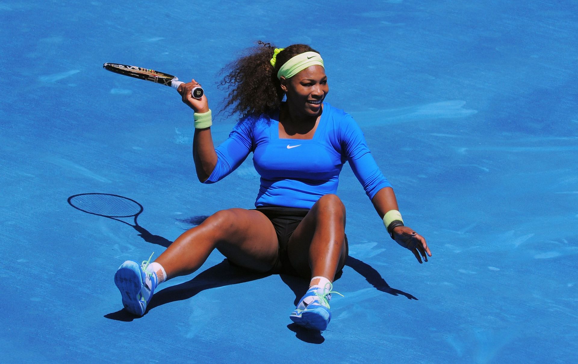 Serena Williams won the 2012 Madrid Open to take the only blue clay title in women&#039;s singles history
