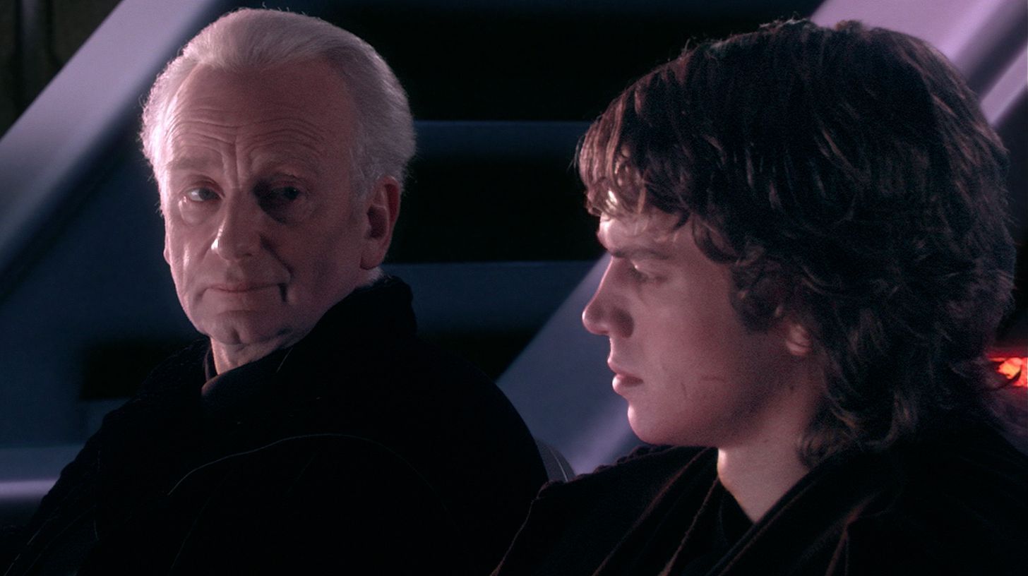 Palpatine looking at his future apprentice (Image via 20th Century Fox)