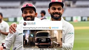 "Selecting Playing XI with Virat Kohli back" - Wasim Jaffer's hilarious meme perfectly explains selection dilemma for 2nd India vs New Zealand Test