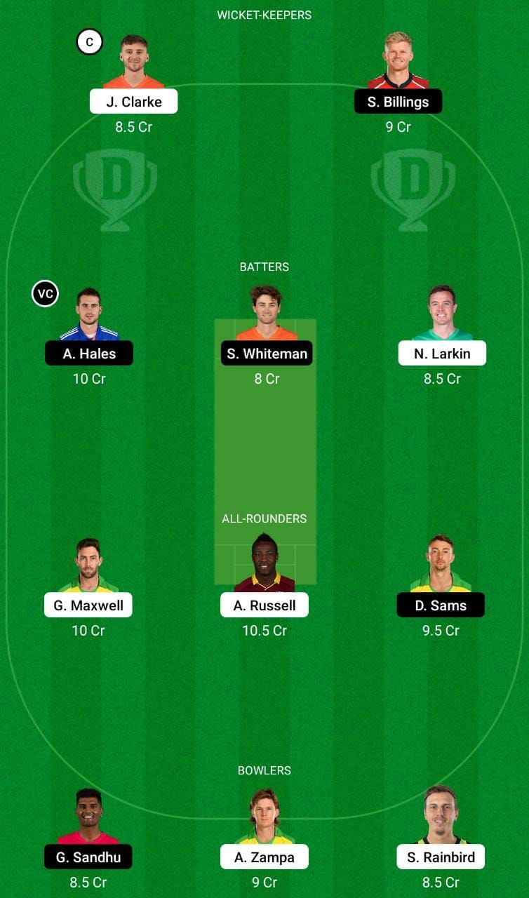 STA vs THU Dream11 Fantasy Tip #2 - BBL 2021-22