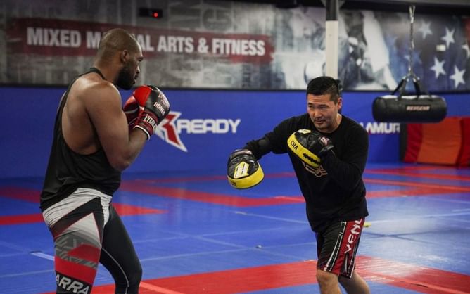 Jon Jones is back to training at Fight Ready in Arizona
