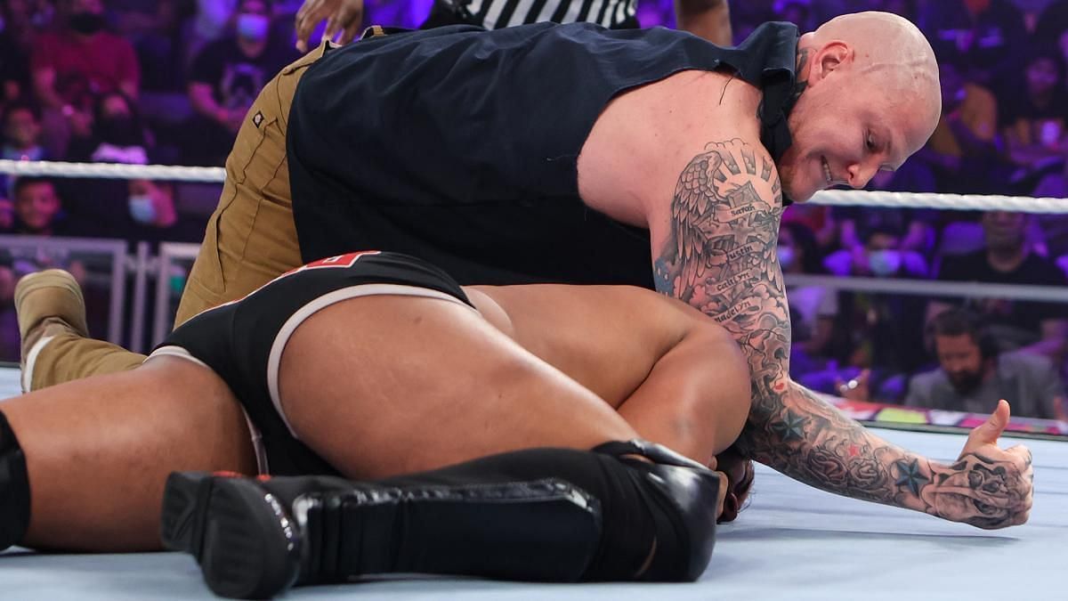 Harland defeated Guru Raaj in his debut match on WWE NXT 2.0