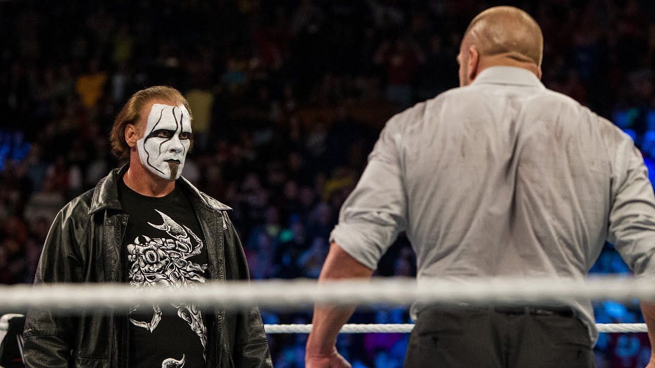 Sting confronts Triple H at Survivor Series 2014