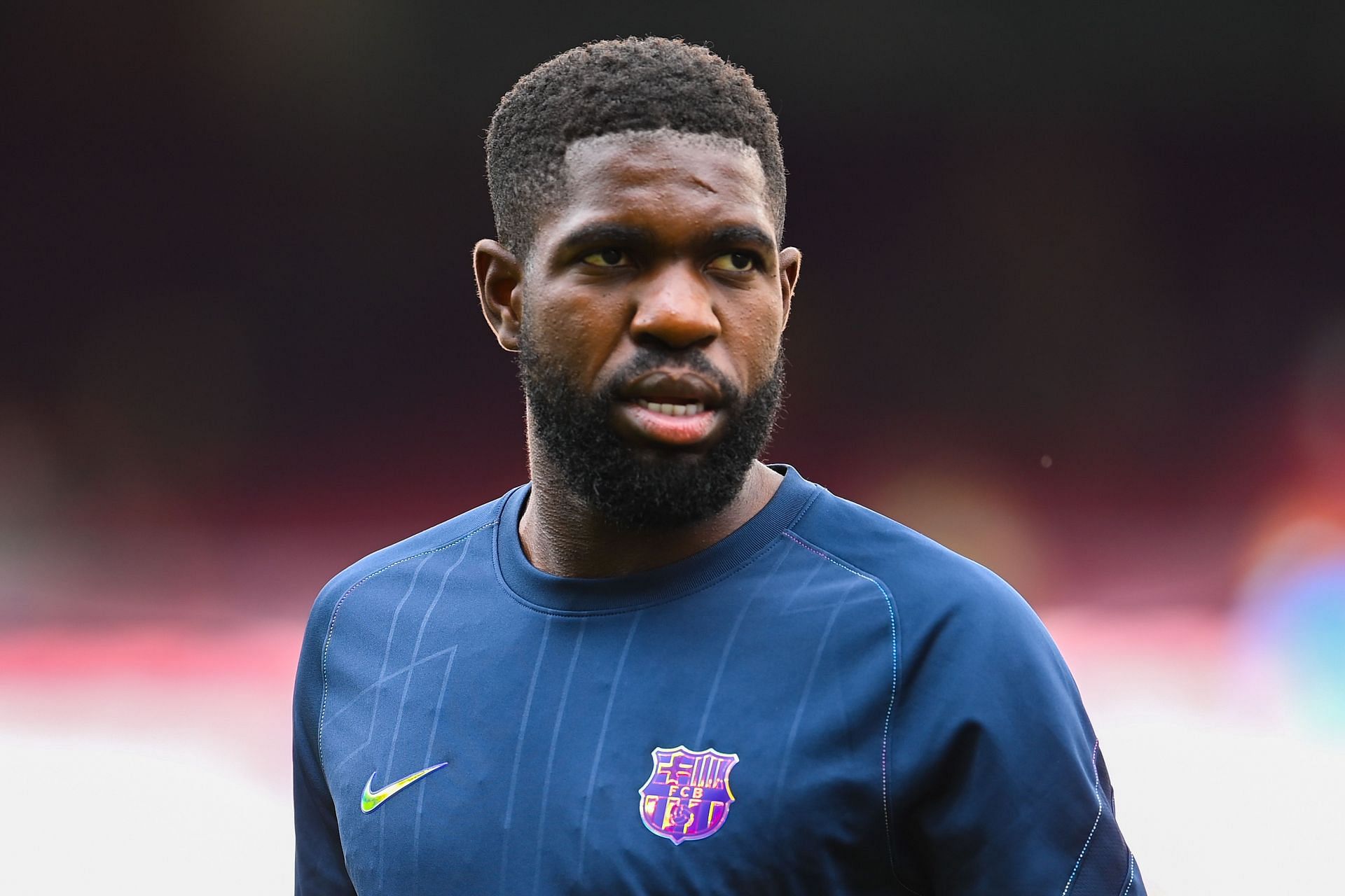 Samuel Umtiti ahead of FC Barcelona v Getafe CF - LaLiga Santander