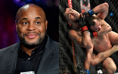 Daniel Cormier (left); Nurmagomedov vs. Morozov (right)