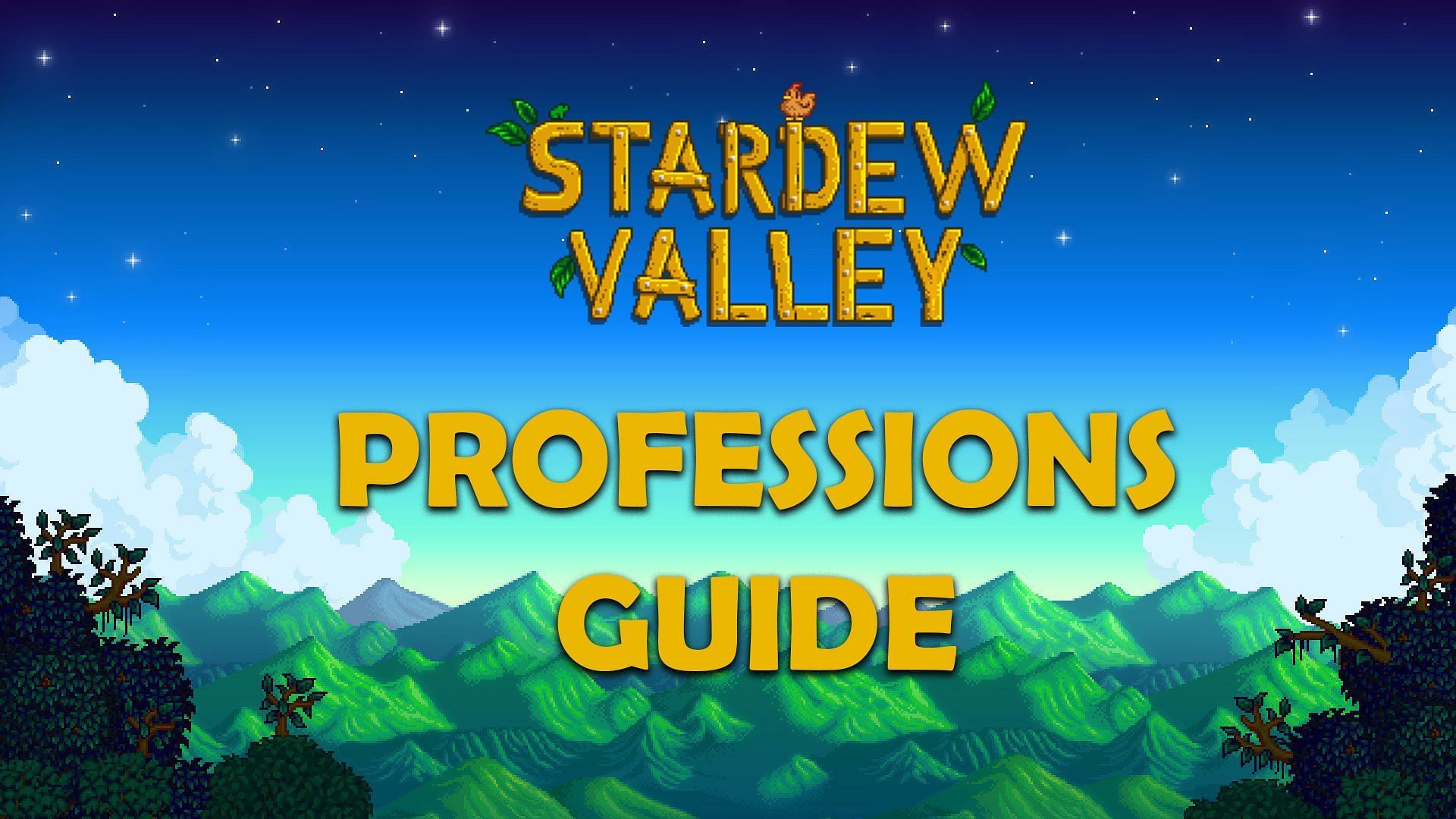 The professional choices in Stardew Valley add an interesting dynamic to the game.
