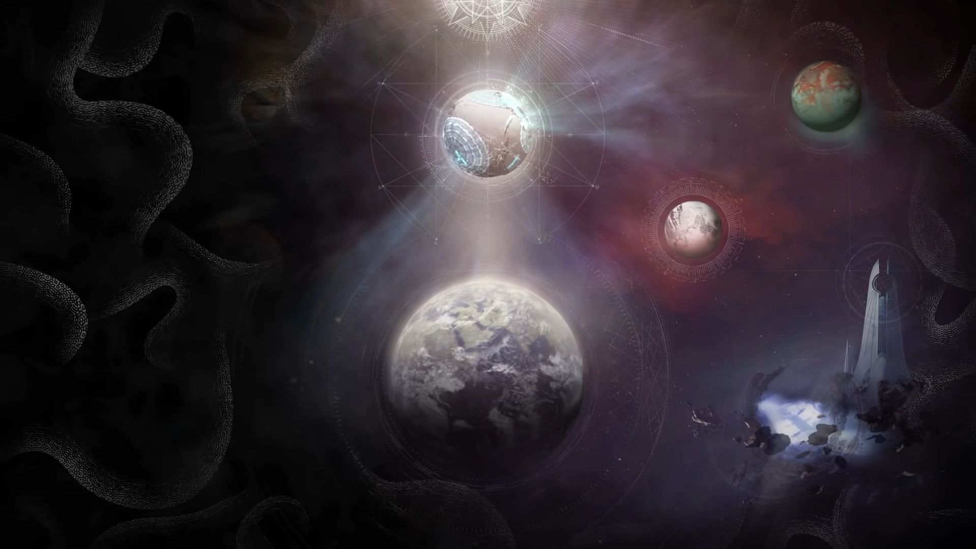 Darkness&#039; actions in the season of the arrivals is very similar to dark energy in the current universe (Image via Destiny)