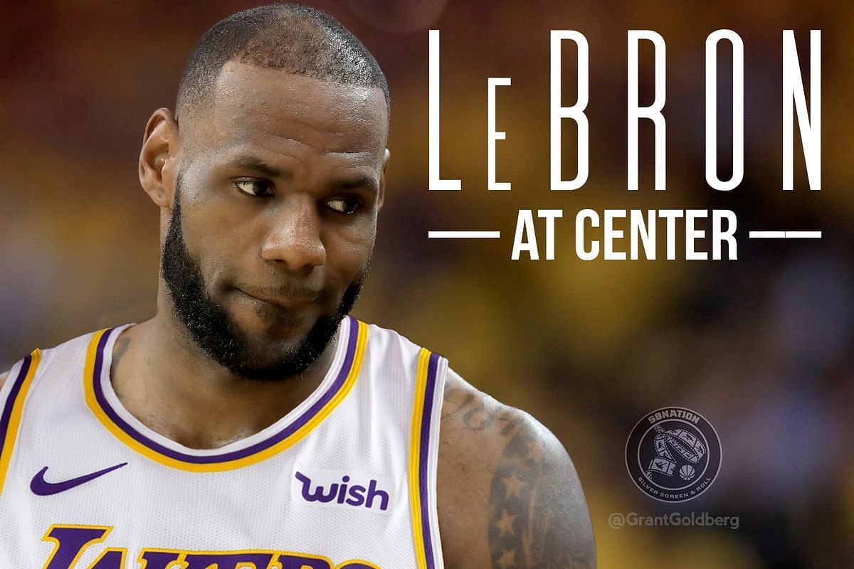 LeBron James is playing point center for the LA Lakers this season. [Photo: Silver Screen and Roll]