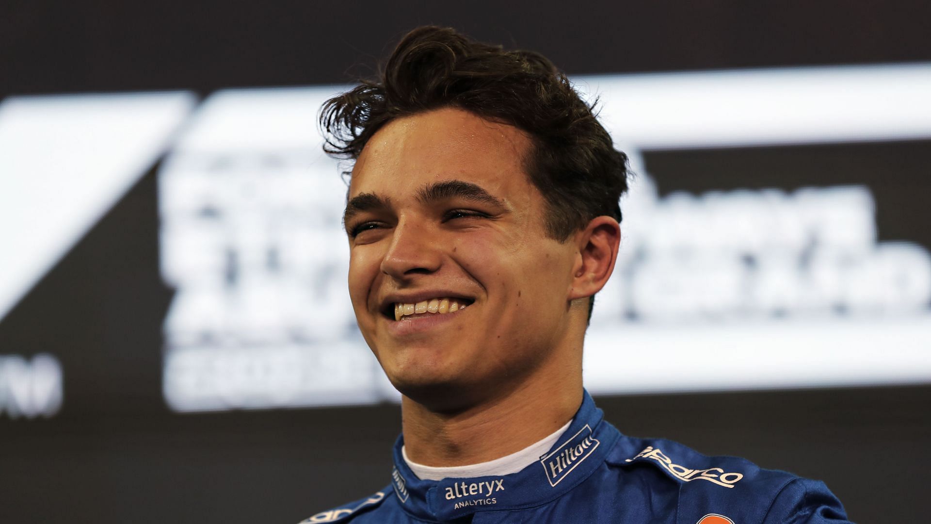 F1 Grand Prix of Abu Dhabi - Lando Norris after the qualifying session