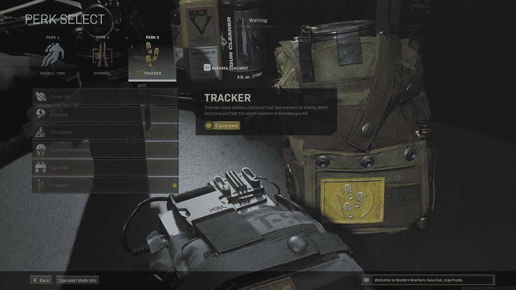 The Tracker perk in COD: Warzone. (Image via Activision)
