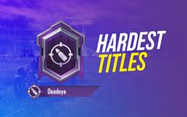 Top 5 hardest titles to get in BGMI and PUBG Mobile