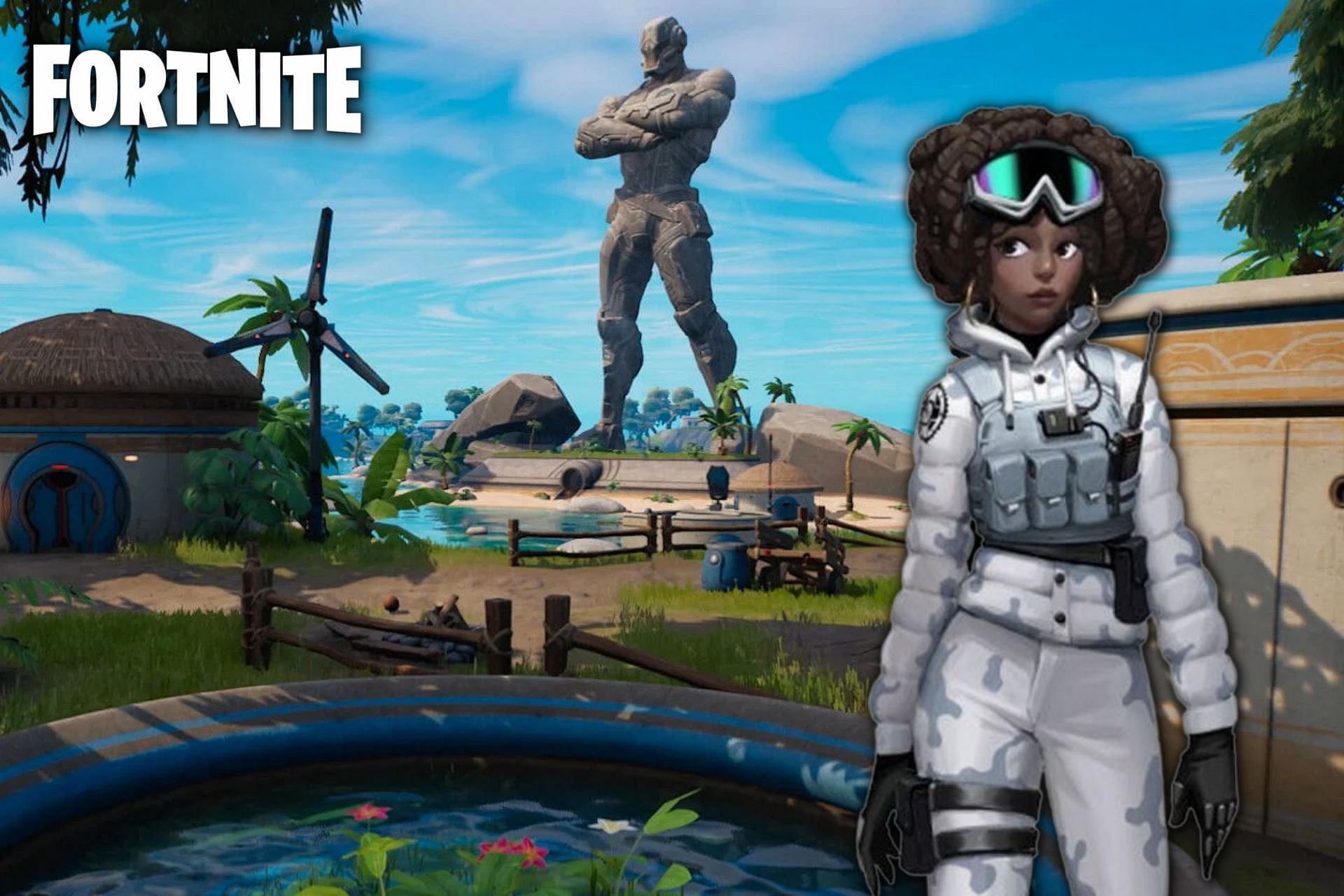 Dr. Slone and IO in Fortnite Chapter 3 (Image via Sportskeeda)