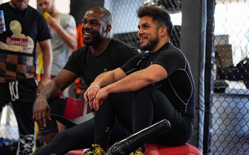 Jon Jones and Henry Cejudo [Photo via @HenryCejudo on Twitter]